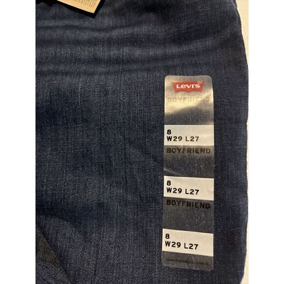 Levi's Women's New Boyfriend Jeans, Cobalt Layer, US 8 - 29W x 27L - Picture 5 of 6